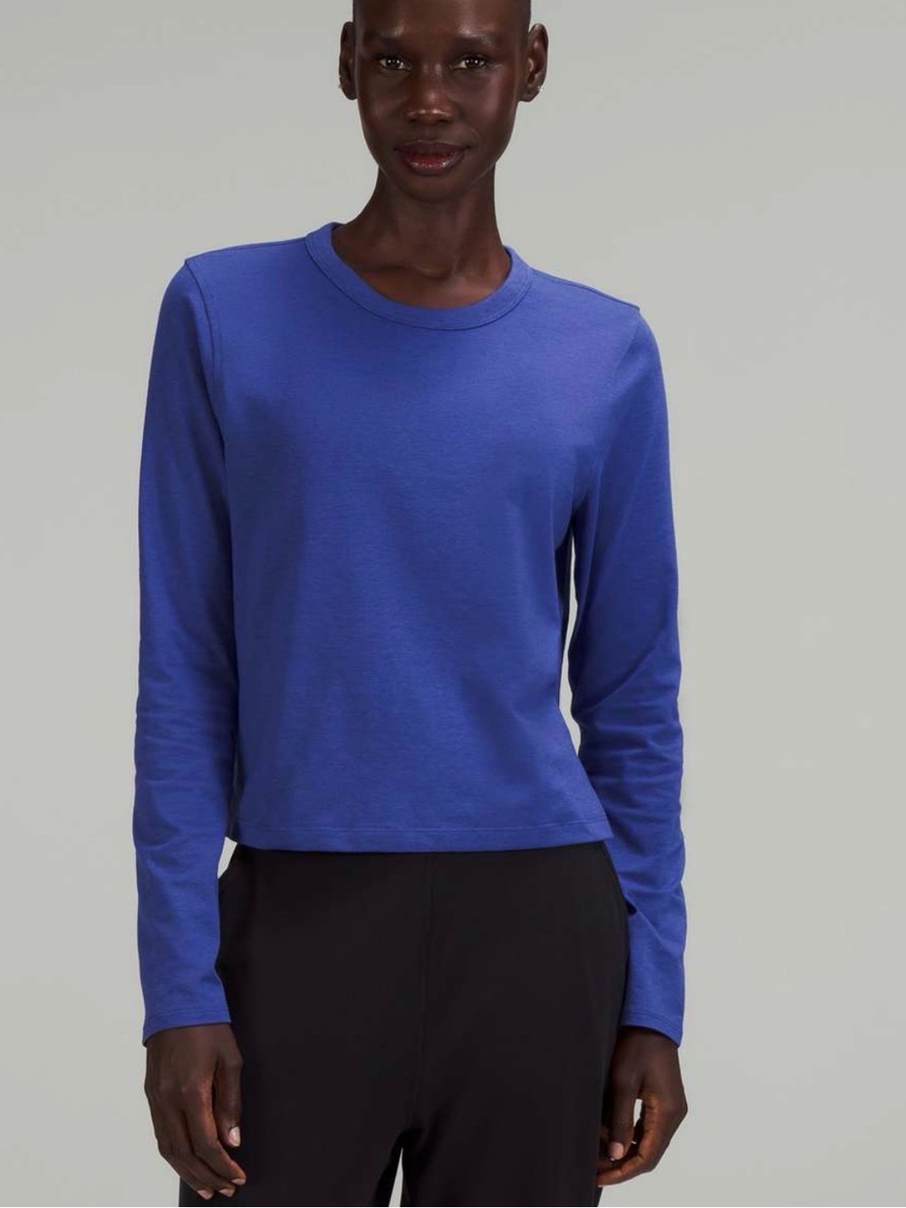 Lululemon long sleeve crew neck t-shirt.